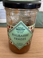 Confiture Rhubarbe Fraises