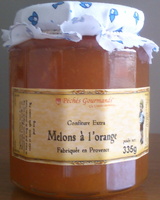 Confiture de melons à l'orange