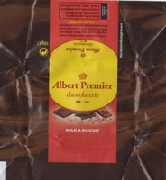 Chocolat lait et biscuit