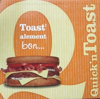 Quick N'Toast steak haché bacon fromage