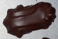 Sablés recouverts de chocolat noir