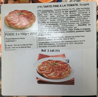 Tarte fine à la tomate