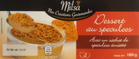 Dessert au speculoos, avec speculoos émietté