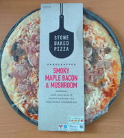 Smoky Maple Bacon and Mushroom - Stone Baked Pizza