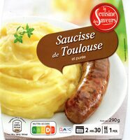 Saucisse de Toulouse et purée