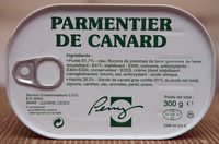 Parmentier de Canard