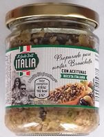 Preparado para untar bruschetta con aceitunas