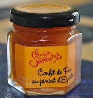 Confit de Poire au Piment d'Espelette