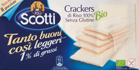 Cracker di riso bio Riso Scotti