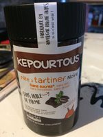 Kepourtous Pâte à Tartiner Noire