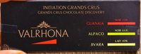 Initiation Grand Crus : Guanaia, Alpaco, Jigara