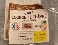 Cake courgette chevre