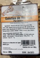 Galettes de blé noir pur beurre