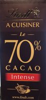 Lindt a cuisiner 70% cacao intense
