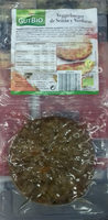 Veggieburger de seitán y verduras