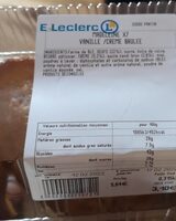 Madeleine vanille crème brûlée