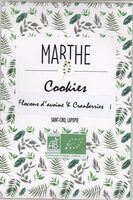 Cookies Flocons d'avoine & Cranberries