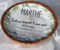 Tarte au caramel & aux noix