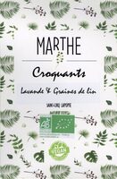 Croquants, lavande & graines de lin