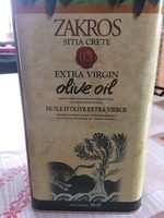 Huile d'olive extra vierge Zakros Sitia Crete