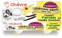 Yaourt chèvre fermier Vanille Bourbon