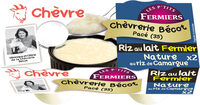 Riz au lait fermier Chèvre Nature