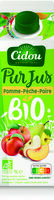 Pur jus Bio Pomme Pêche Poire