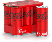Coca-Cola Zero Zahar 6X0.33L DOZA
