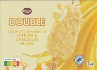 Double façon citron meringué citron & chocolat blanc