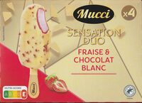 Sensation duo fraise & chocolat blanc