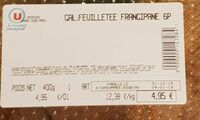 Galette des rois frangipane