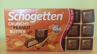 Schogetten crunchy peanut butter