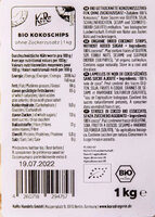 Organic dried coconut strips without added sugar