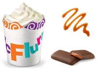 McFlurry vanille Daim nappage caramel