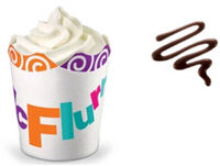 McFlurry vanille nappage chocolat