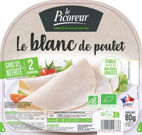 Blancs de poulet tranché x2