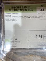Biscuit sablé multigraines