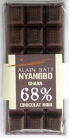 Chocolat noir 68% Nyangbo