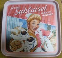 Serkun suklaiset kahvikeksit