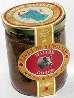 Civet de sanglier au vin rouge de Marcillac