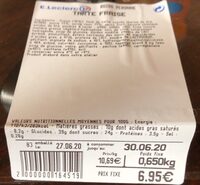 Tarte fraise