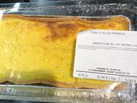 Bande flan au lait entier U 4 parts