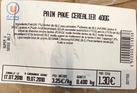Pain pavé céréalier