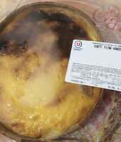 Tarte flan vanille