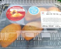 Madeleine fourrer a la confiture de fraise
