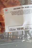 Croissant pur beurre cuits du jour
