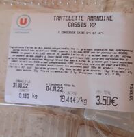 Tartelette amadine cassis
