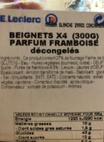 Beignets framboise