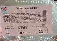 Tartelette citron