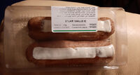 Éclair vanille x2
